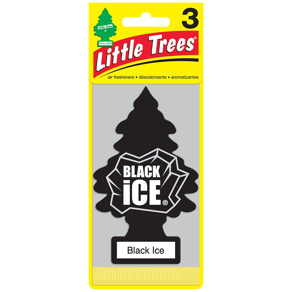 Little Tree Black Ice Hanging Car Air Freshener